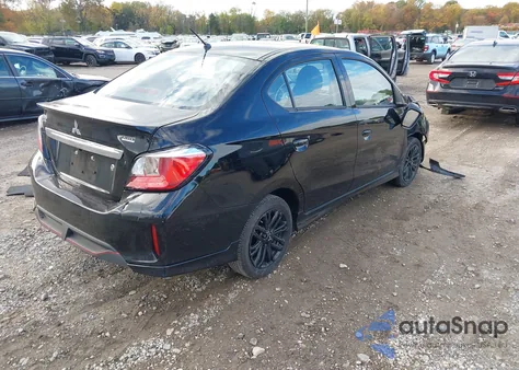 2024 Mitsubishi Mirage G4 Black Edition z USA, uszkodzony, nr VIN ML32FUFJ1RHF14197